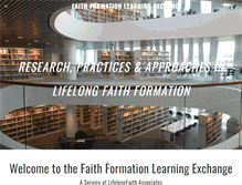 Tablet Screenshot of faithformationlearningexchange.net